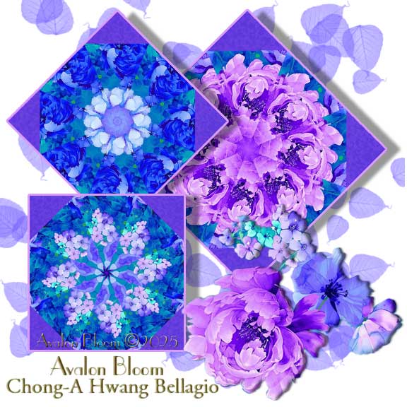 Bellagio by Chong-A Hwang Kaleidoscope Quilt Block Kit