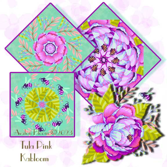 In Color Order: Tula Pink Kaleidoscope Quilt