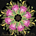 Gradi Floral Contrast Kaffe Fassett Collective 2025 Kaleidoscope Quilt Block Kit