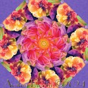 Luminous Blooms Kaleidoscope Quilt Block Kit