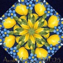Limoncello Kaleidoscope Quilt Block Kit