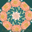 Jason Yenter Vivid Brocade Jewel Kaleidoscope Quilt Block Kit