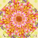 Tula Pink Hello Dahlia Pre-cut Kaleidoscope Quilt Block Kit