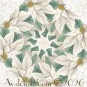 Winter White Sweet Christmas Memories Kaleidoscope Mug Rug Kit