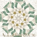Winter White Sweet Christmas Memories Kaleidoscope Quilt Block Kit