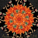 Kaffe Fassett Papaver Pre-cut Kaleidoscope Quilt Block Kit