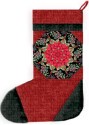 Winter White Sweet Christmas Memories Kaleidoscope Christmas Stocking  Kit