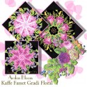 Gradi Floral Contrast Kaffe Fassett Collective 2025 Kaleidoscope Quilt Block Kit