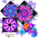 Petal Power Kaleidoscope Quilt Block Kit