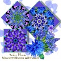Meadow Bloom Wildflower Kaleidoscope Quilt Block Kit
