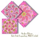 Tula Pink Legendary Wild Orchid Kaleidoscope Quilt Block Kit