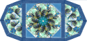 Flourish Seamist Kaleidoscope Quilt Place Mat Kit