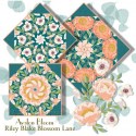 Riley Blake Blossom Lane Ocean Kaleidoscope Quilt Block Kit