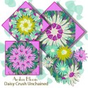 Paris Flea Market Flower Garden Double Size Quilt Top Kit
