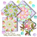 Tula Pink Tabby Road Disco Kitty Kaleidoscope Quilt Block Kit