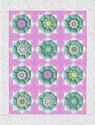 Daisy Crush Unchained Midnight Flower Garden Double Size Quilt Top Kit