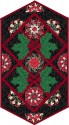 Sweet Christmas Memories Holly Days Kaleidoscope Quilt Table Runner Kit