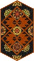 About Autumn Kaleidoscope Quilt Table Runner Pattern that uses 7 Avalon Bloom pre-cut kaleidoscope quilt blocks