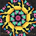 Kat-tastic Kaleidoscope Quilt Block Kit