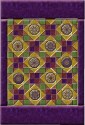 Lattice and Kaleidoscopes Quilt Pattern uses 10 Avalon Bloom pre-cut kaleidoscope quilt blocks