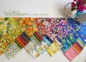 Ombre Wild Blossoms Sun Up to Sun Down Rainbow Kaleidoscope Quilt Block Kit